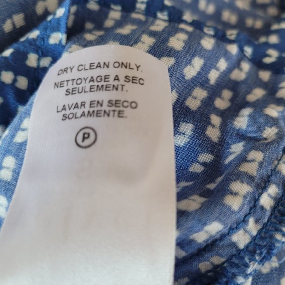 Blue and white wrap dress - Picture 5 of 5